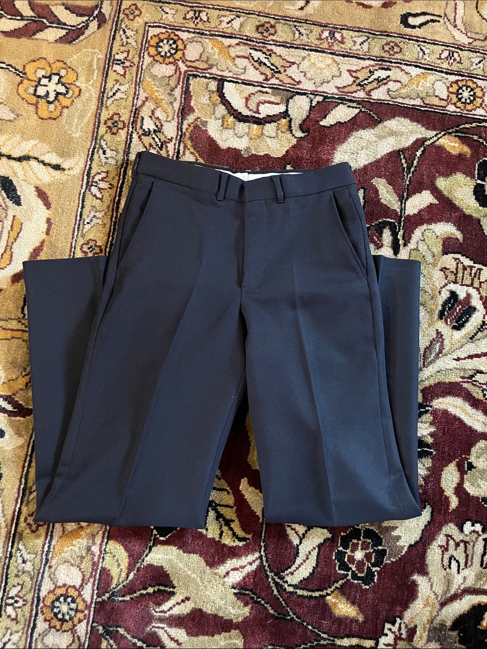 Men's Vintage Sears Perma-Prest Trousers - Navy